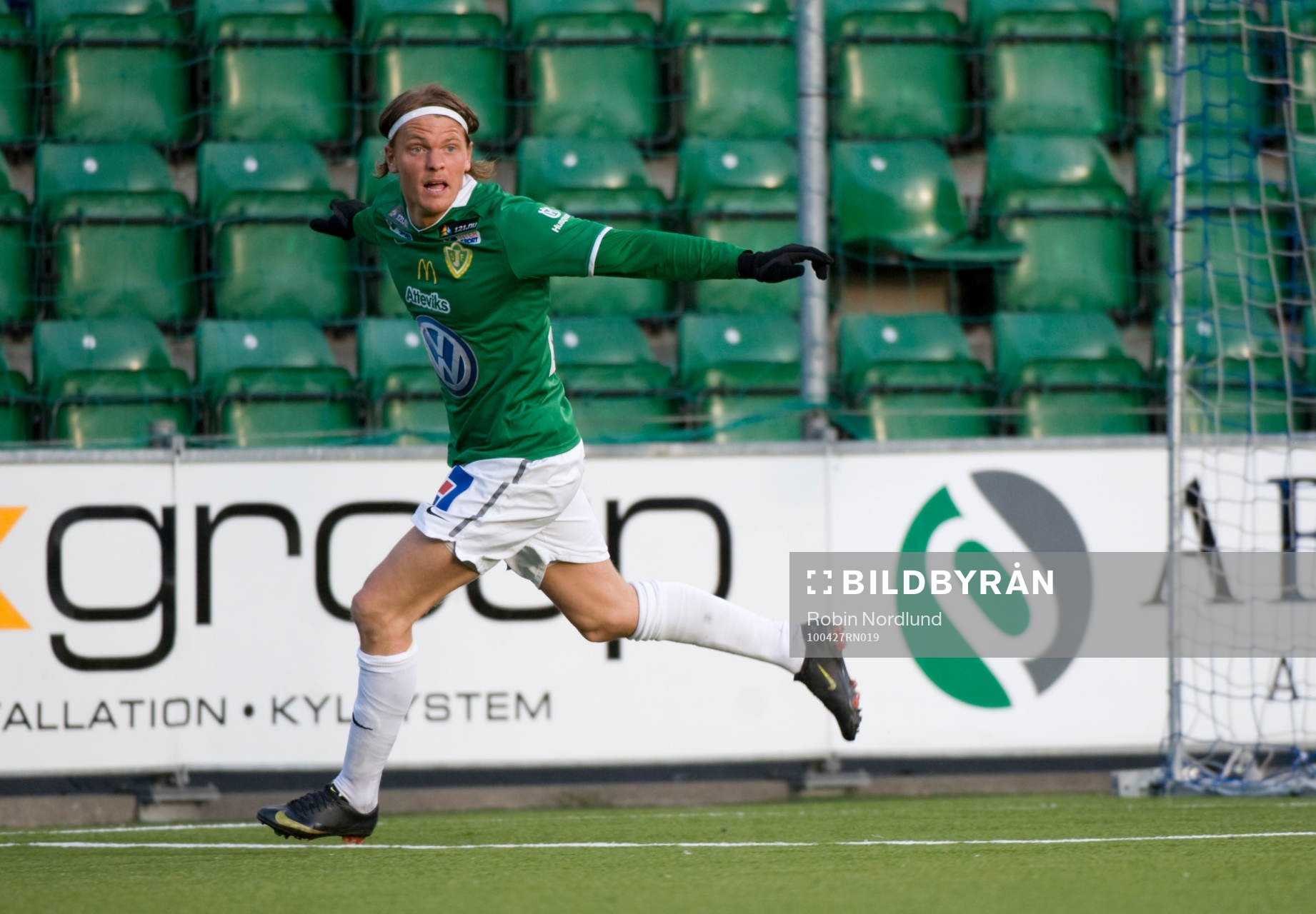  Kristoffer Fagercrantz, Jönköping jubel efter 0-1