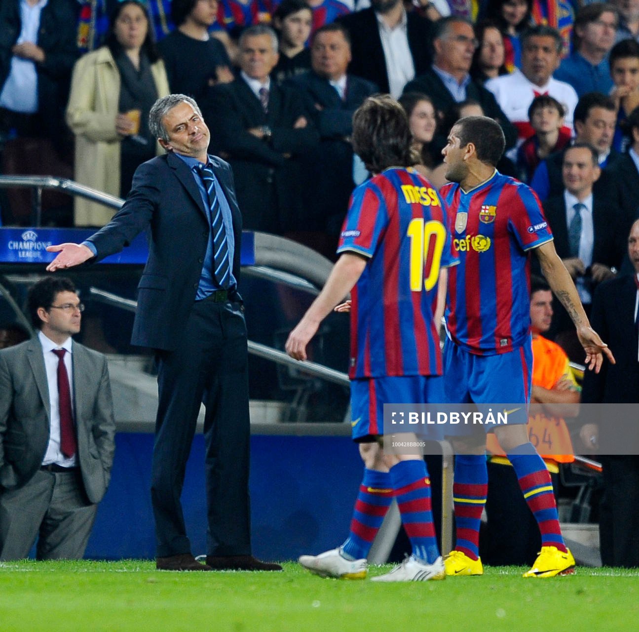 Jose Mourinho, tränare Inter, är oense med Lionel Messi