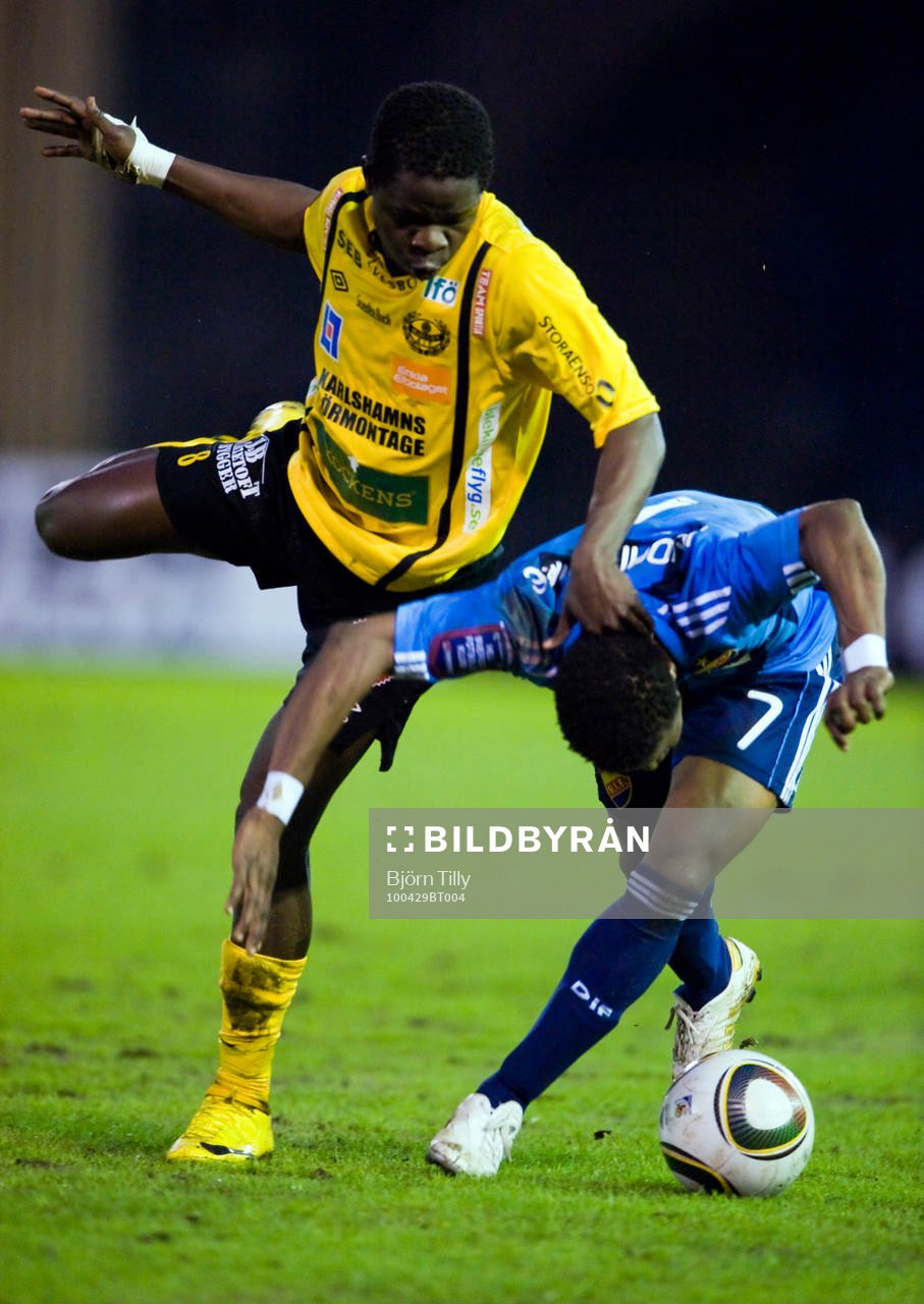 Patrick Osiako, Mjällby och Kennedy Igboananike,
