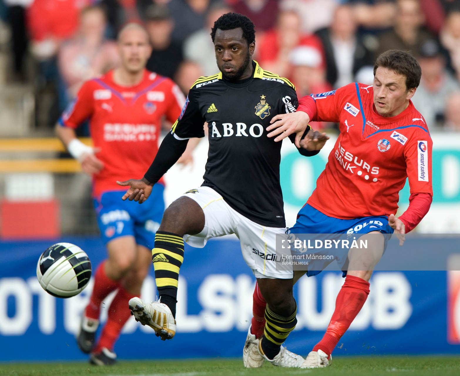Dulee Johnson, AIK, och Ardian Gashi, Helsingborg