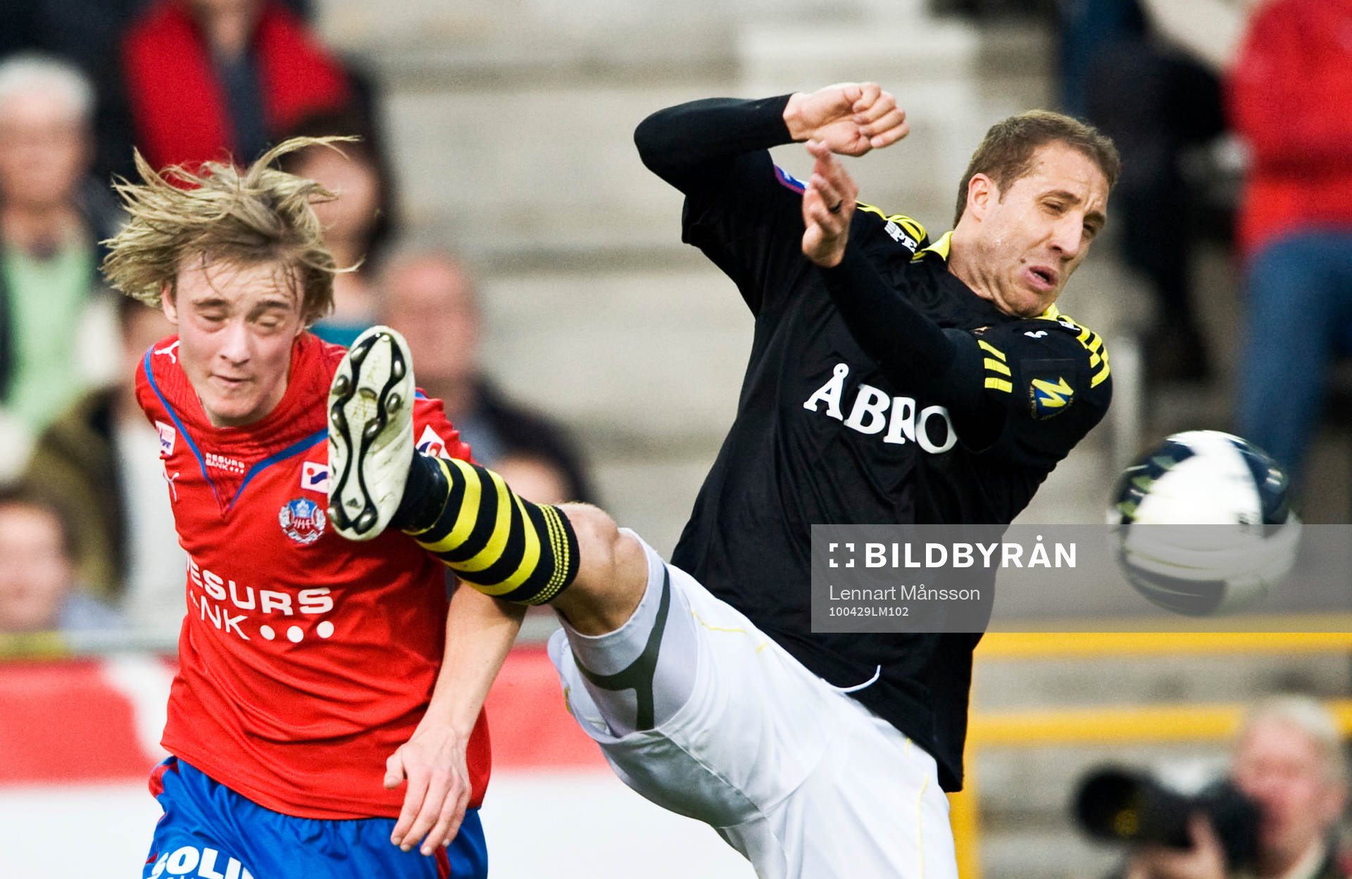 Rasmus Jönsson, Helsingborg och Kenny Pavey, AIK