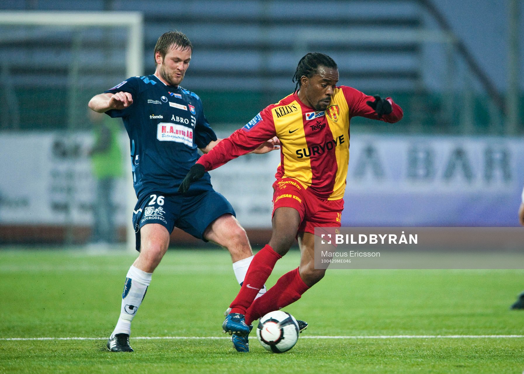 Dannis Jonsson, Örgryte och Peter Ijeh, Syrianska