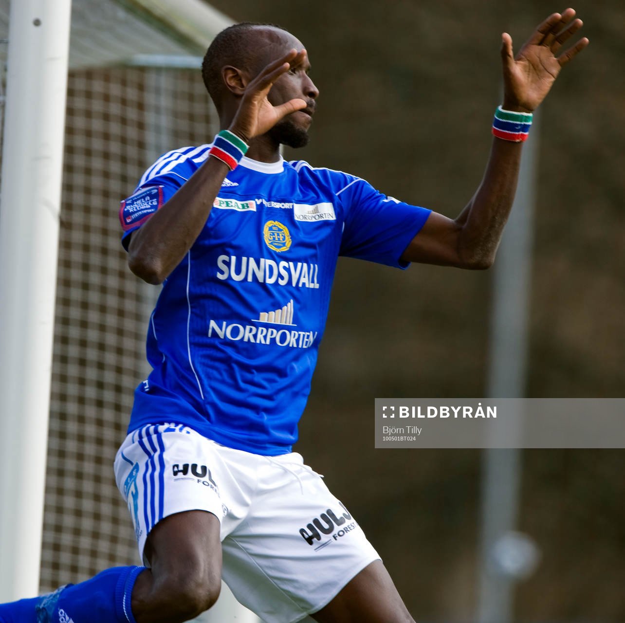  Aziz Corr-Nyang, Sundsvall, jubel efter 0-2.