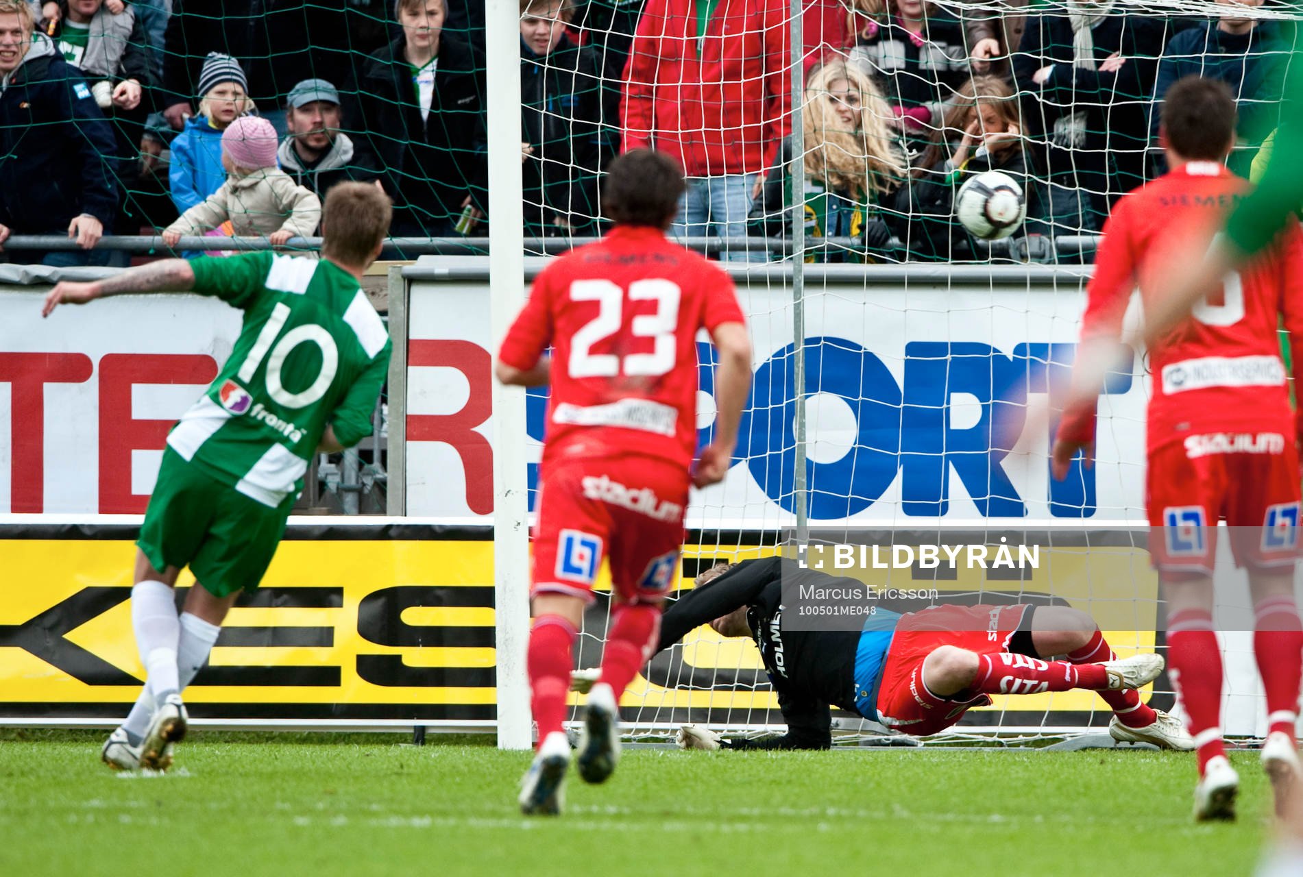 Andreas Dahl, Hammarby skjuter in 1-1 på straff