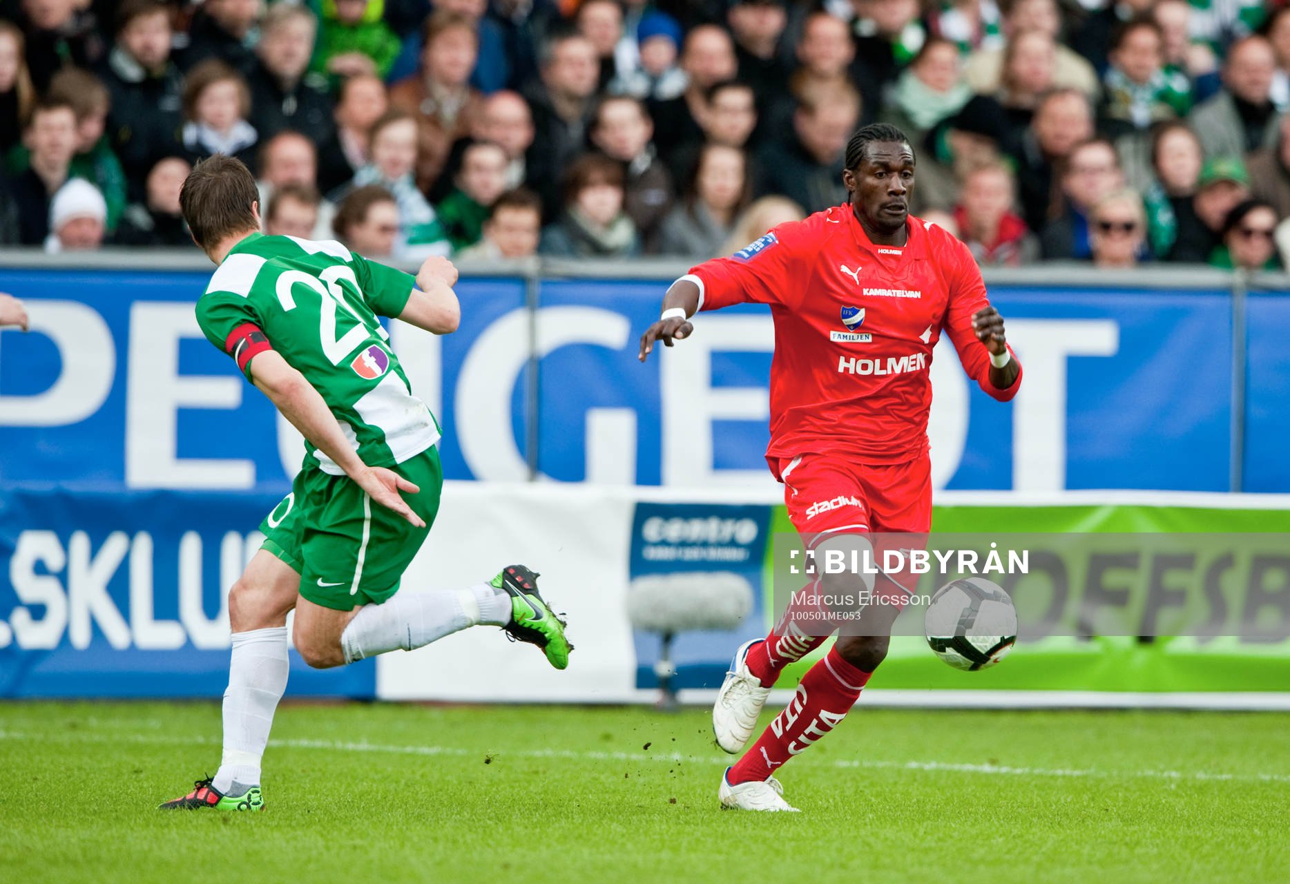 Russel Mwafulirwa, Norrköping fintar Filip Bergman,