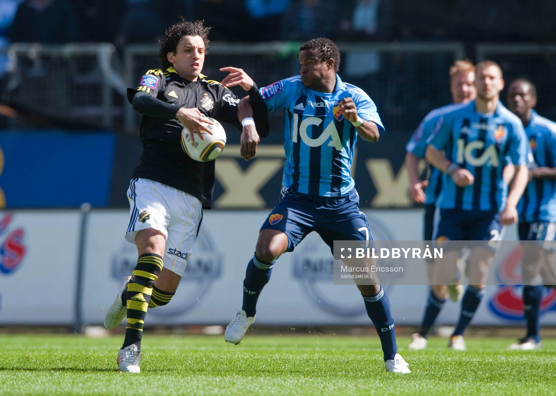 Jorge Ortiz, AIK och  Kennedy Igboananike, Djurgården