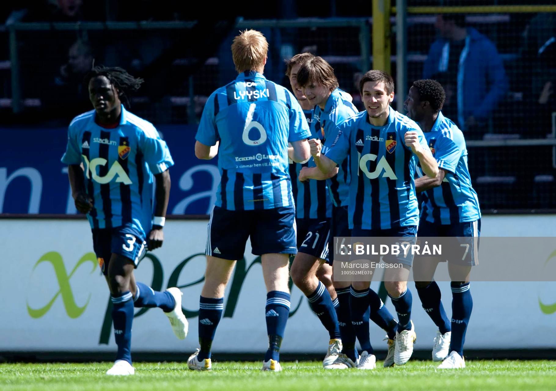  Jubel i Djurgården efter 1-1