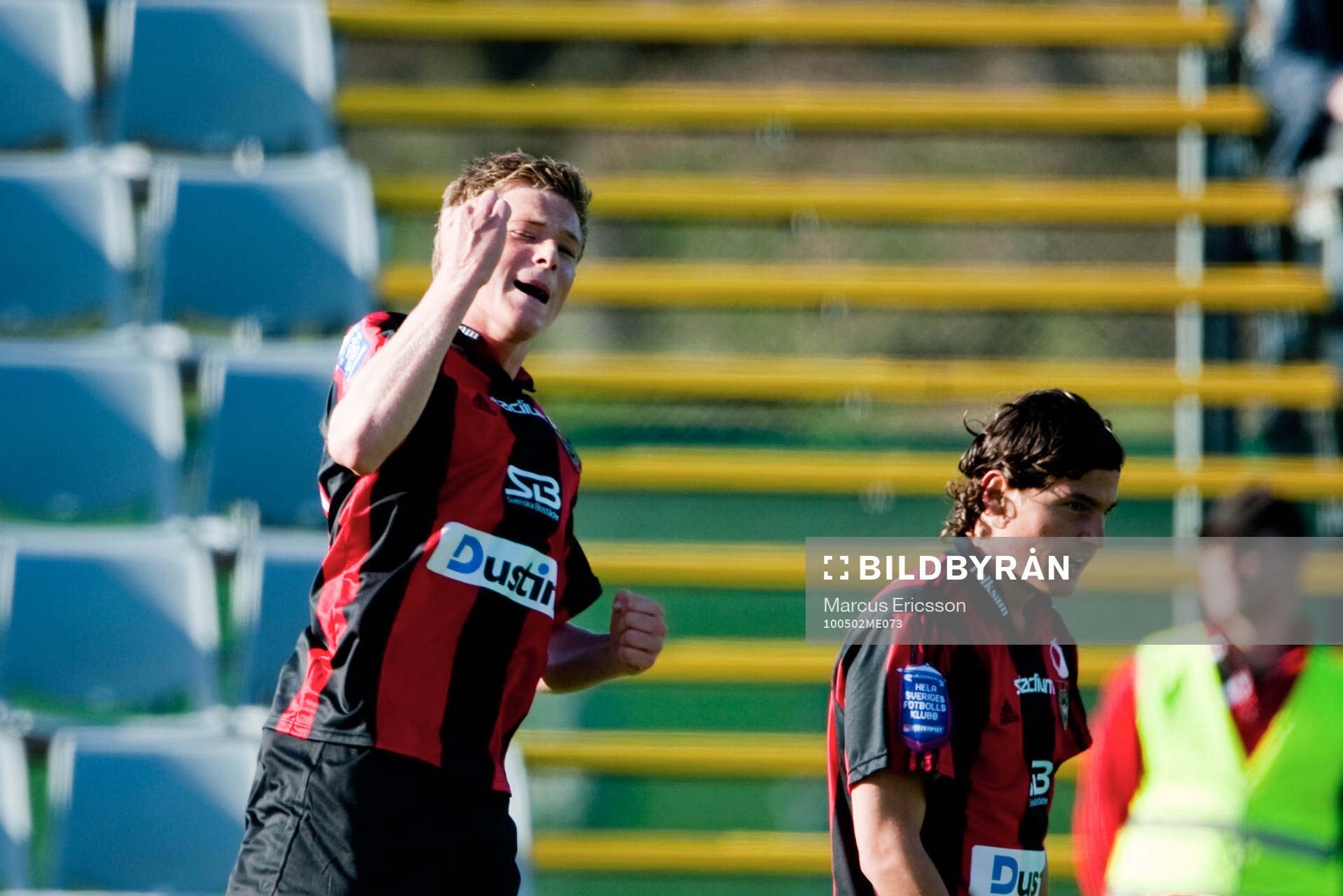 John Guidetti, BP firar 1-0 som gjordes av Tomas