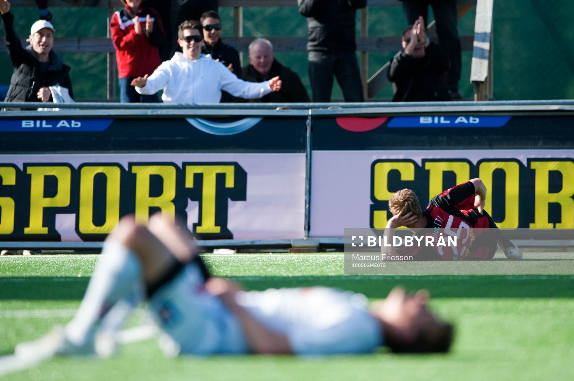 John Guidetti, BP firar 1-0 som gjordes av Tomas