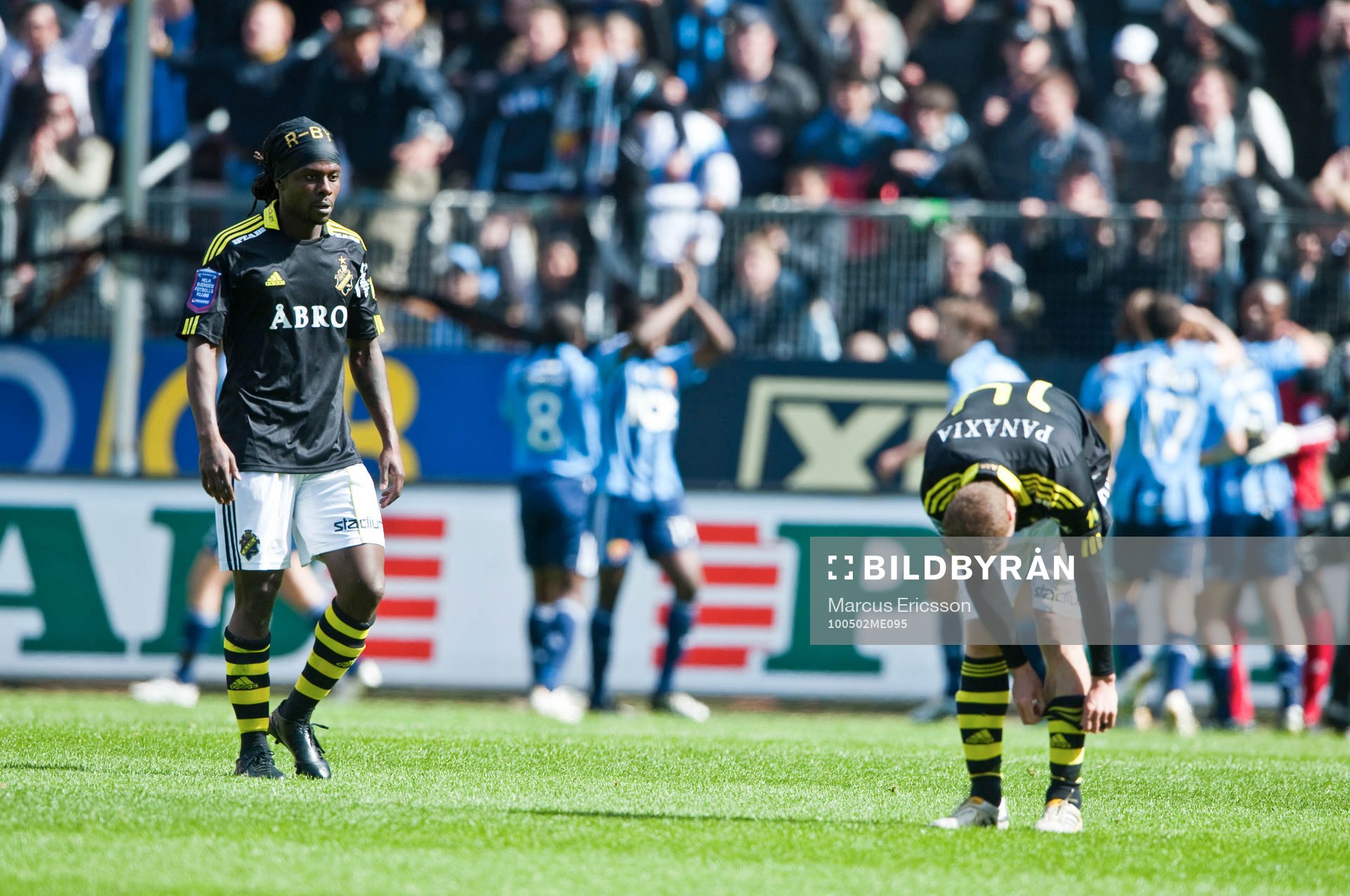 Martin Kayongo-Mutumba och Kenny Pavey, AIK depp
