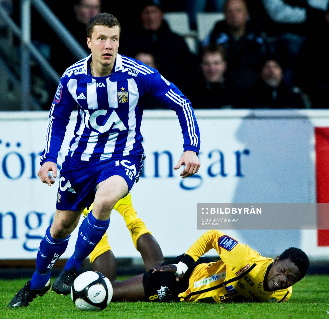 Jakob Johansson, Göteborg och Patrick Osiako, Mjällby