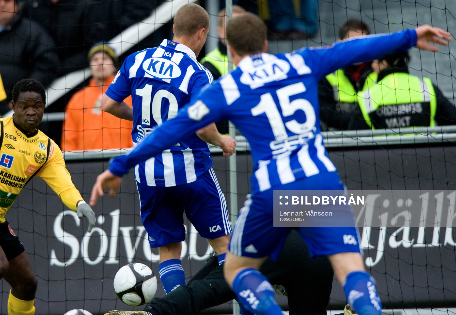 Det bortdömda målet, Mattias Asper erkände att bollen