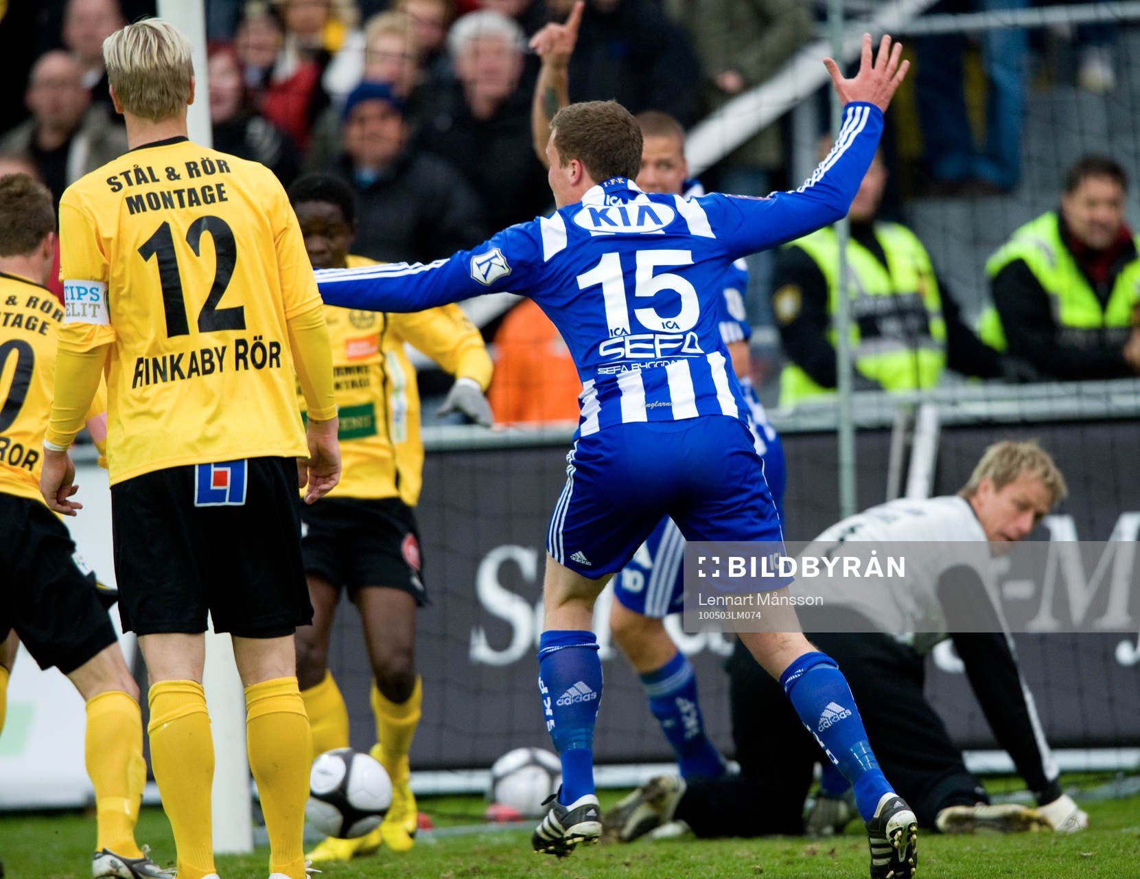Det bortdömda målet, Mattias Asper erkände att bollen