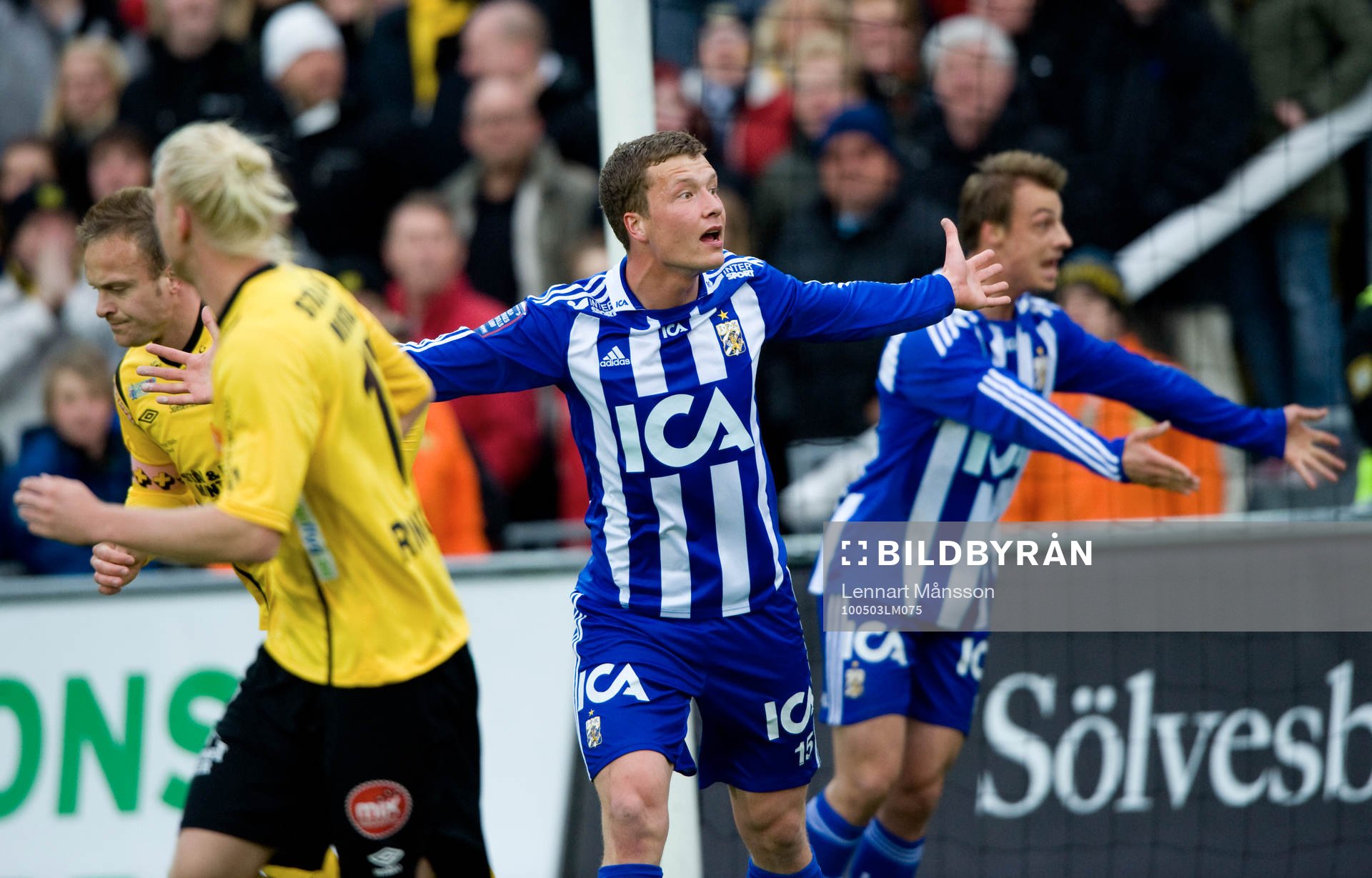 Det bortdömda målet, Mattias Asper erkände att bollen