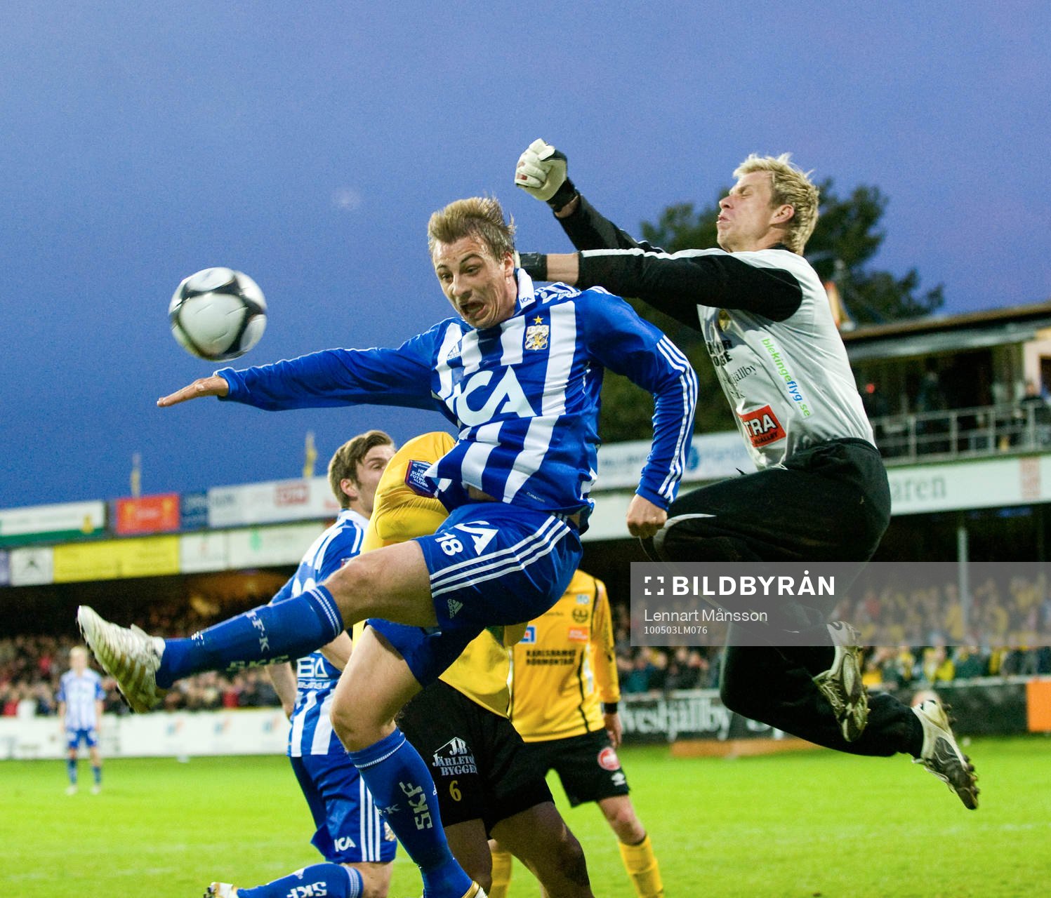 Pär Eriksson, Göteborg, Mattias Asper, målvakt, Mjällby