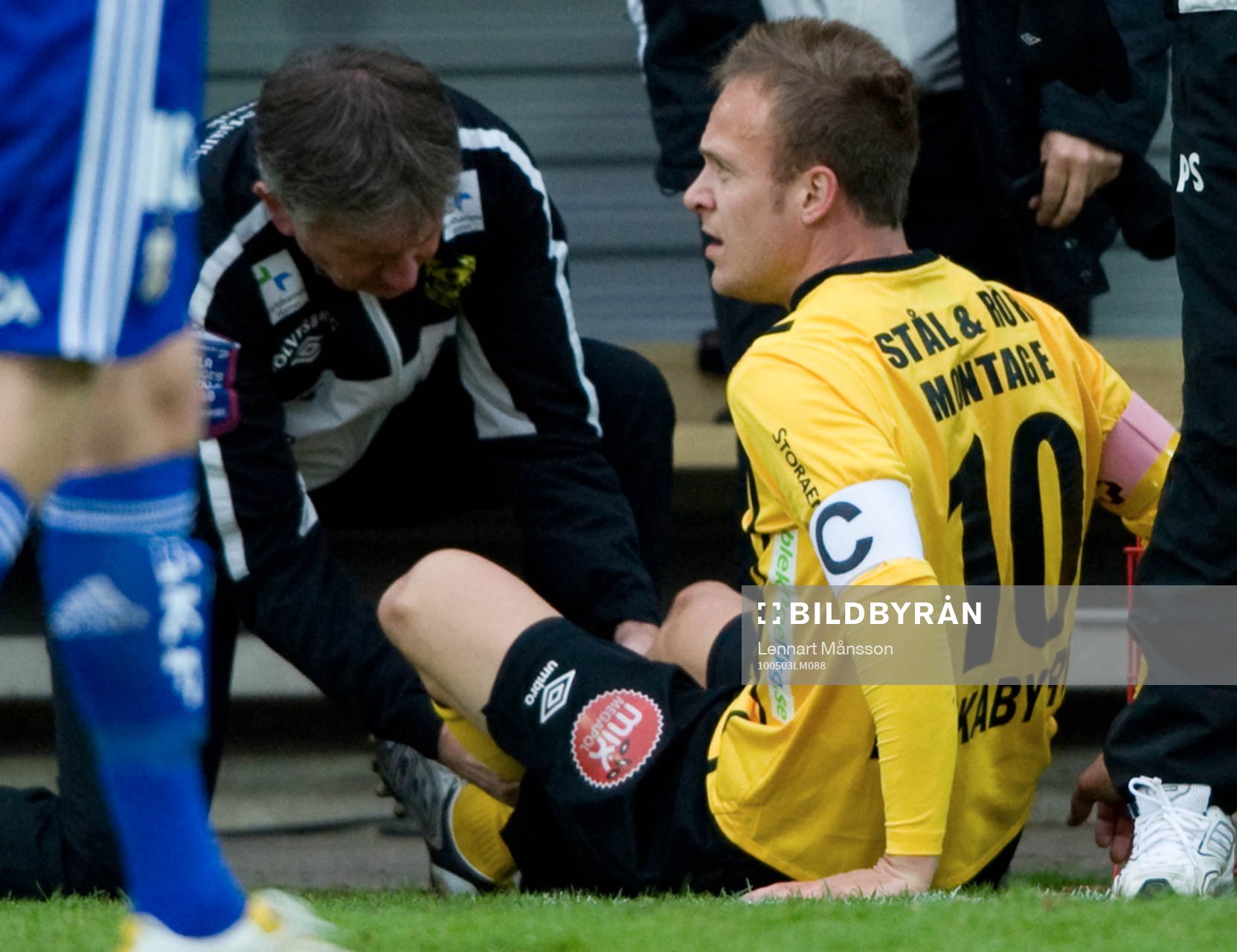 Marcus Ekenberg, Mjällby, skada