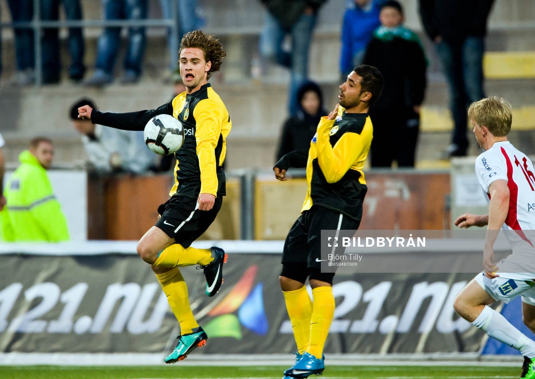 Simon Helg, (0-3) och Sebastian Castro-Tello, (0-2) Hammarby