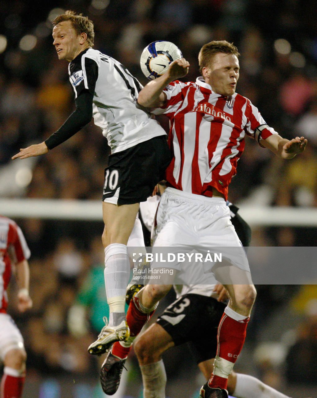 Erik Nevland,  Fulham och Ryan Shawcross, Stoke
