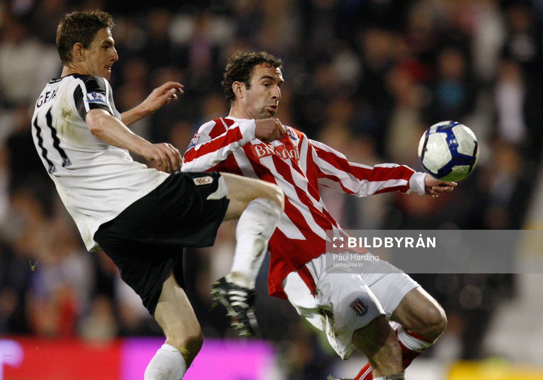  Zoltan Gera, Fulham och Danny Higginbotham, Stoke 