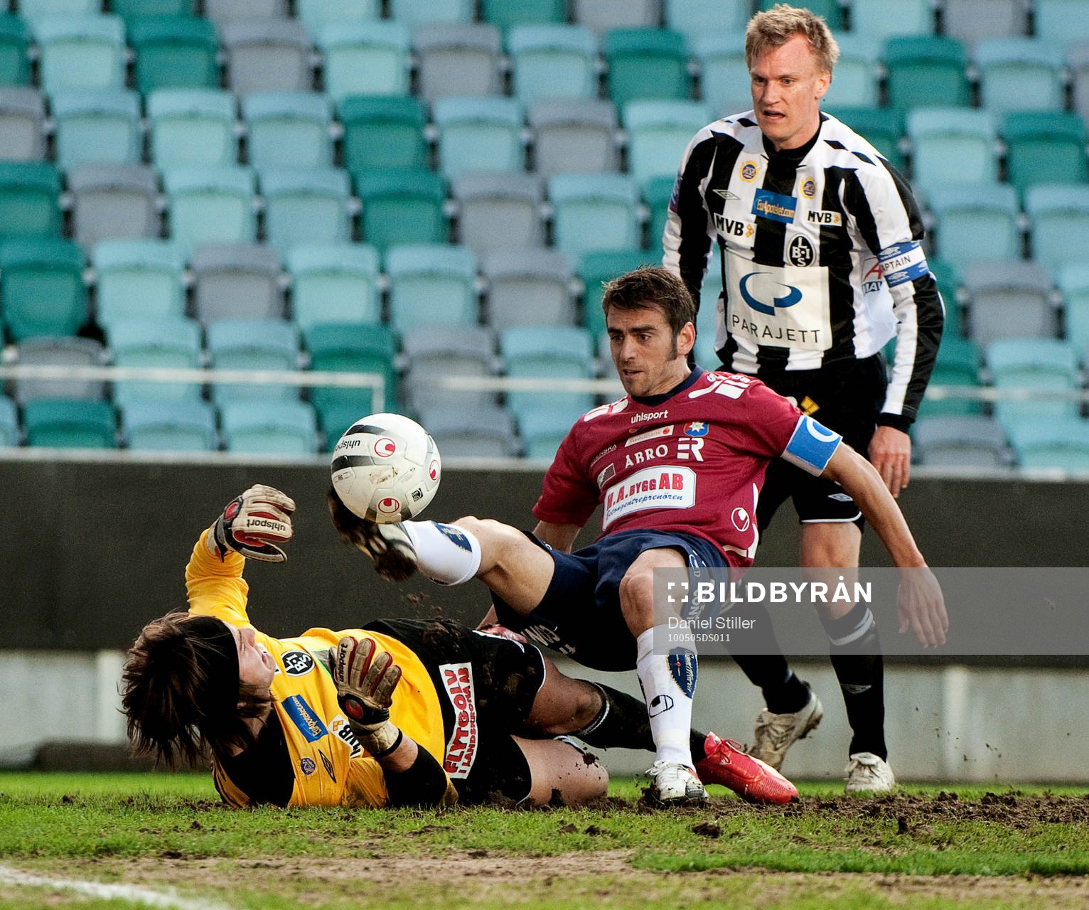 Björn Anklev, Örgryte. Linus Malmkvist, Peter Karlsson,
