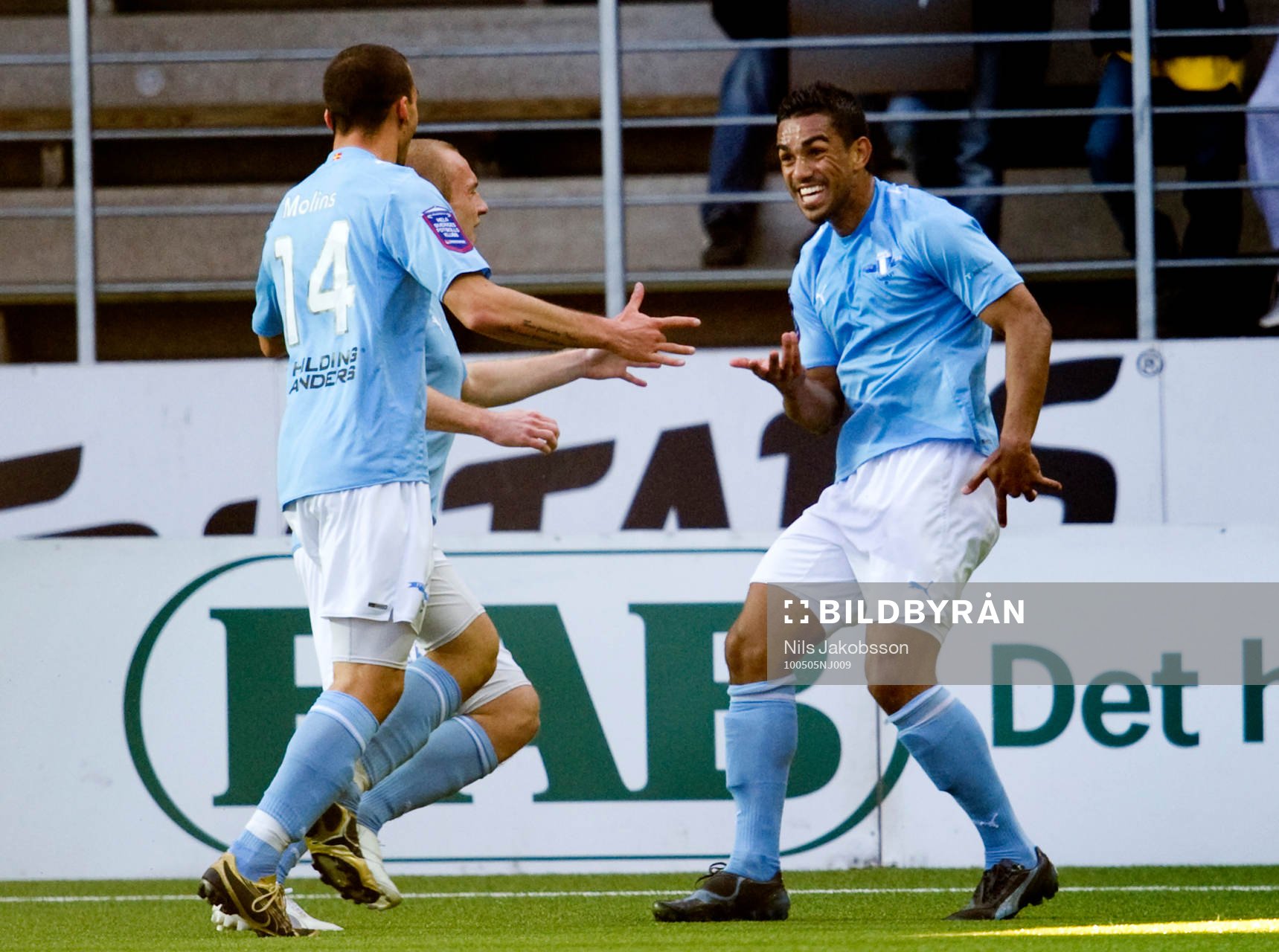 Wilton Aguiar Figueiredo, Malmö FF, jubel