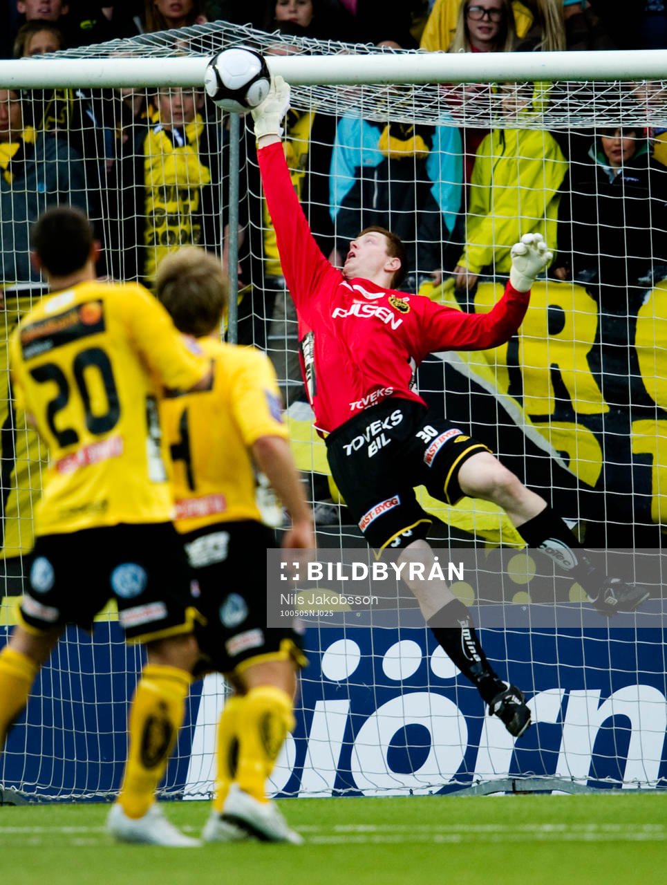 Joakim Wulff, målvakt Elfsborg gör en räddning