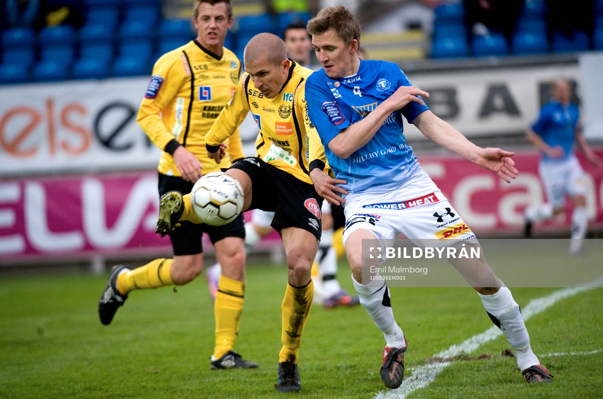 Johan Svensson, Mjällby och Peter Abelsson, Trelleborg