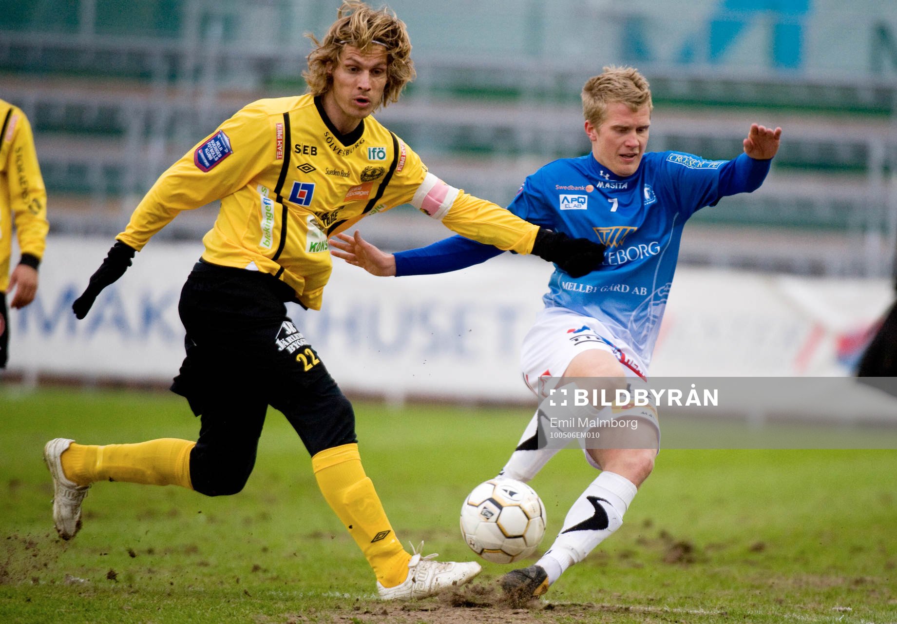 Tobias Grahn, Mjällby och Joakim Nilsson, Trelleborg