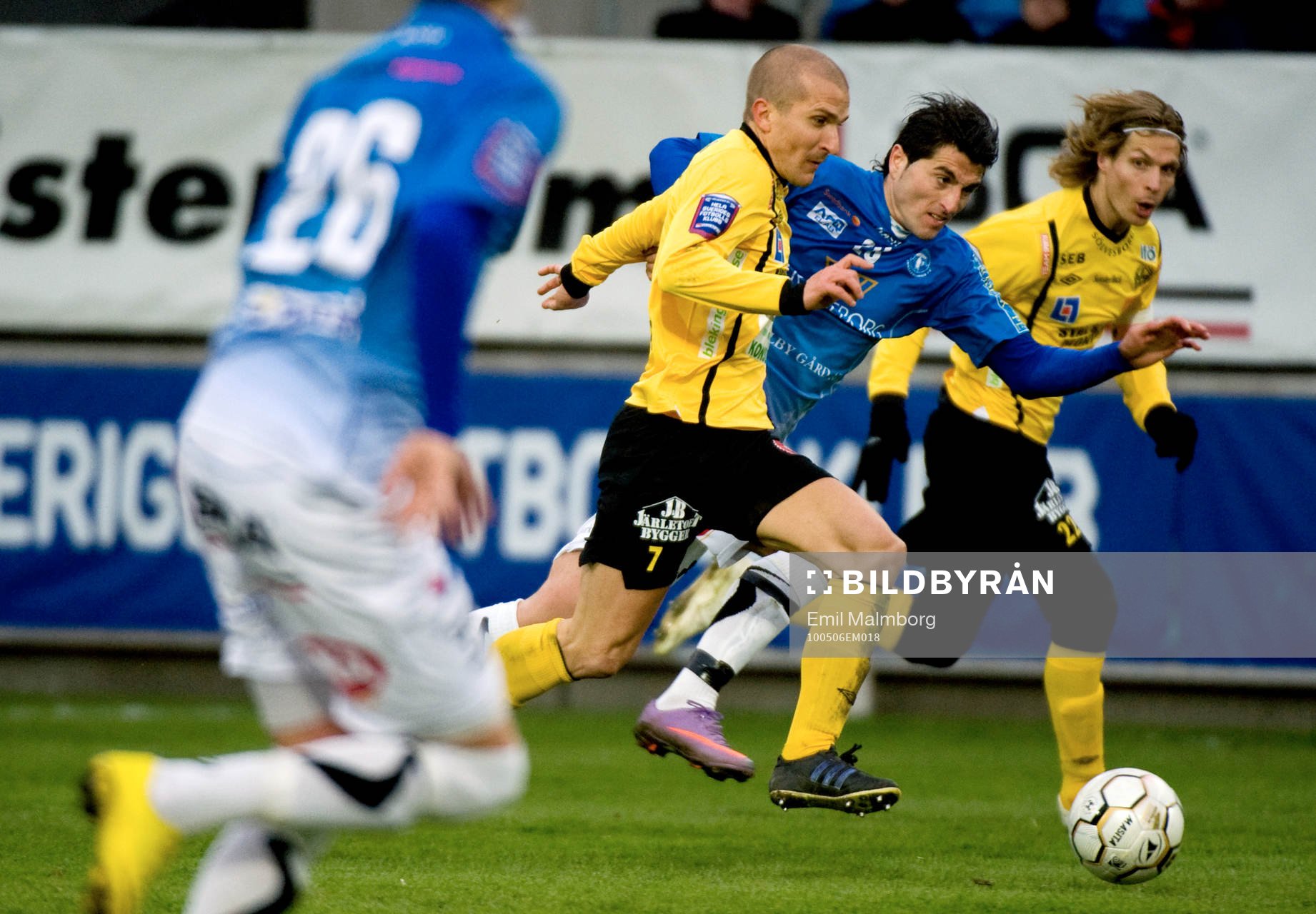 Johan Svensson, Mjällby och Yousef Fakhro, Trelleborg