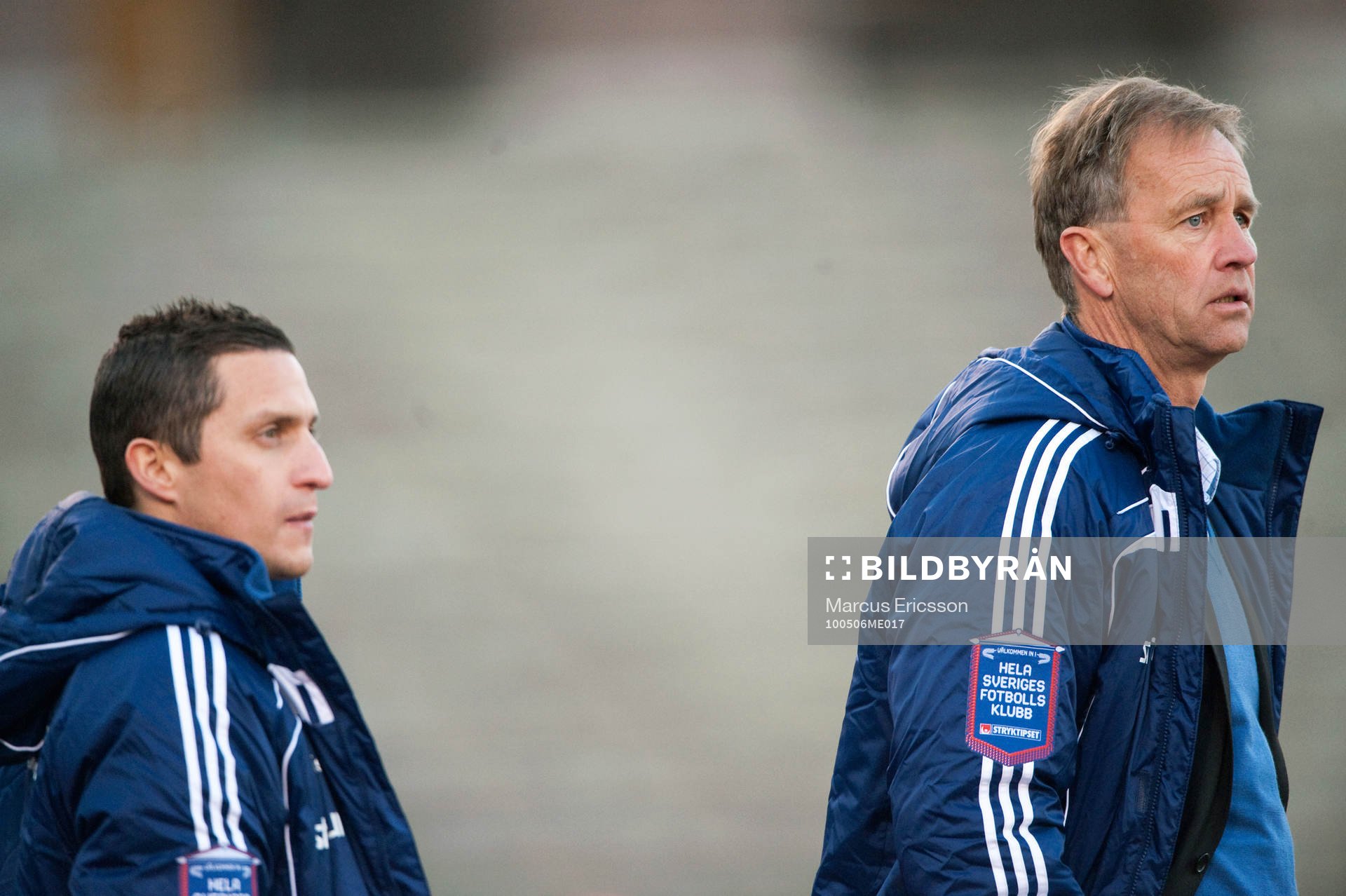 Carlos Banda och Lennart Wass, tränare