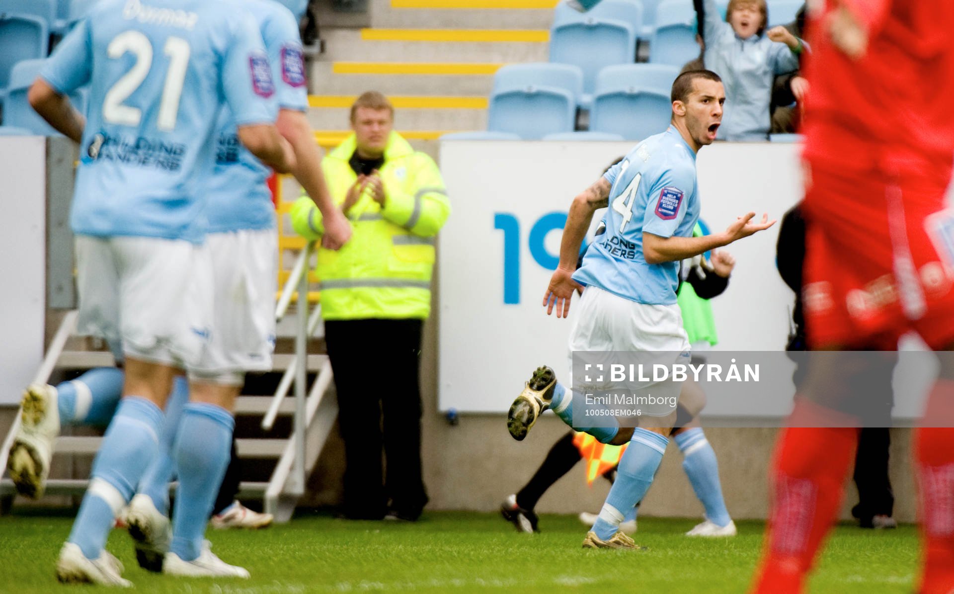  Guillermo Molins, Malmö, 2-1, jubel.