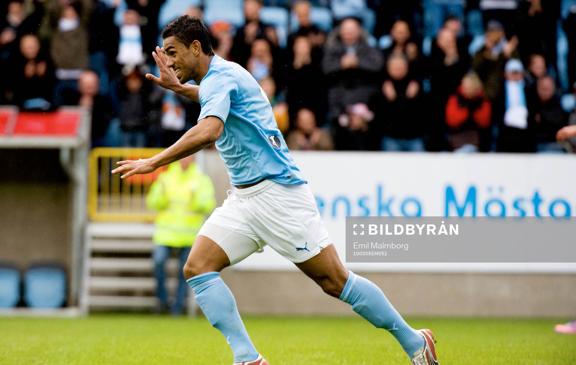   Wilton Figueiredo, Malmö, jubel 3-1.
