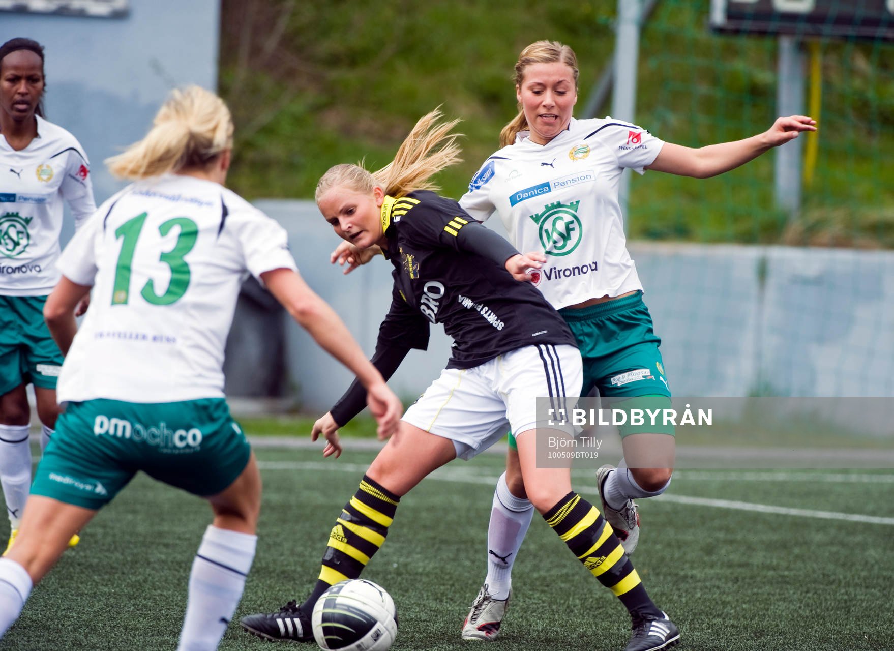Therése Boström, AIK och Matilda Agné, Hammarby