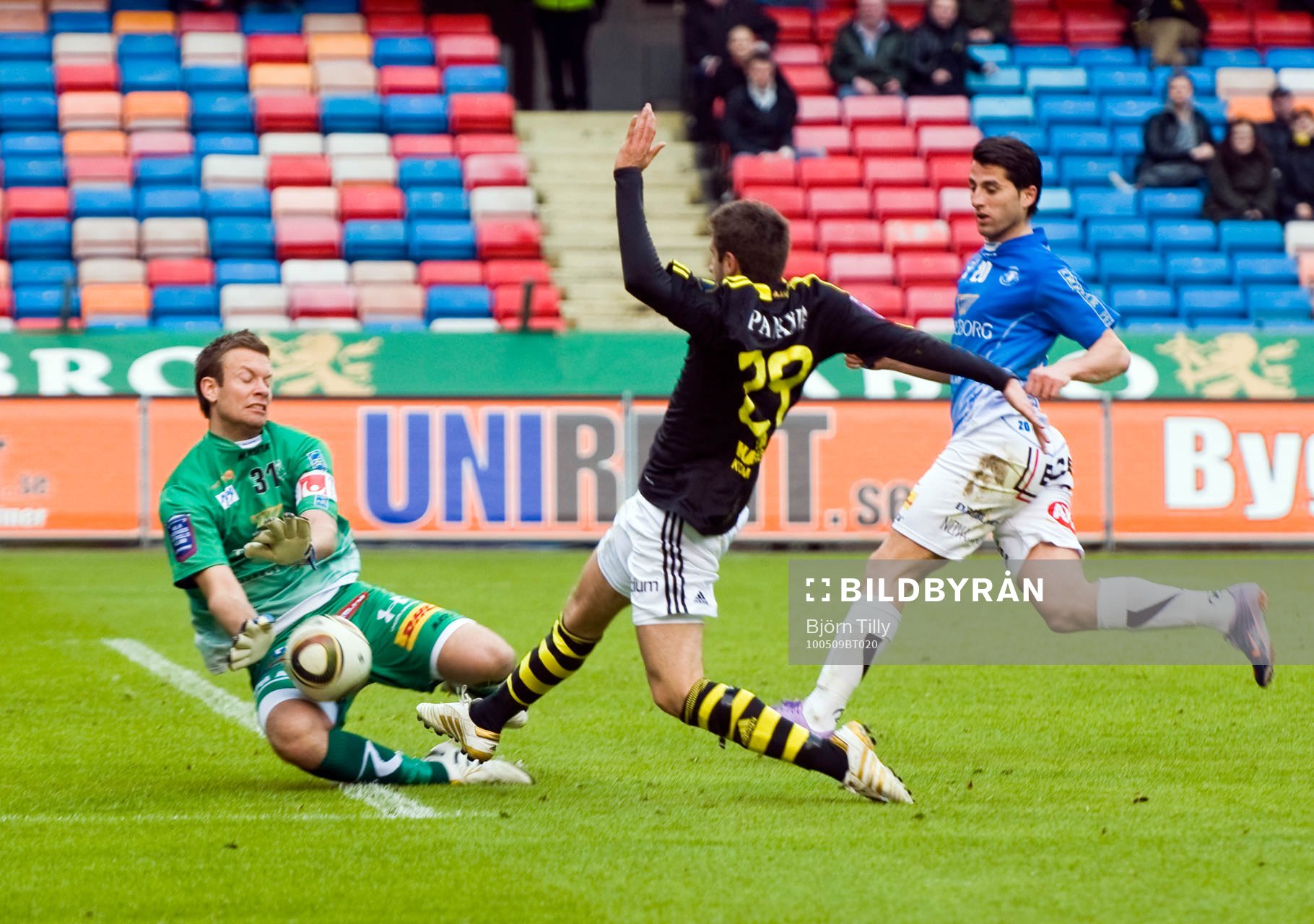 Viktor Noring, målvakt, Trelleborg, Gabriel Özkan, AIK