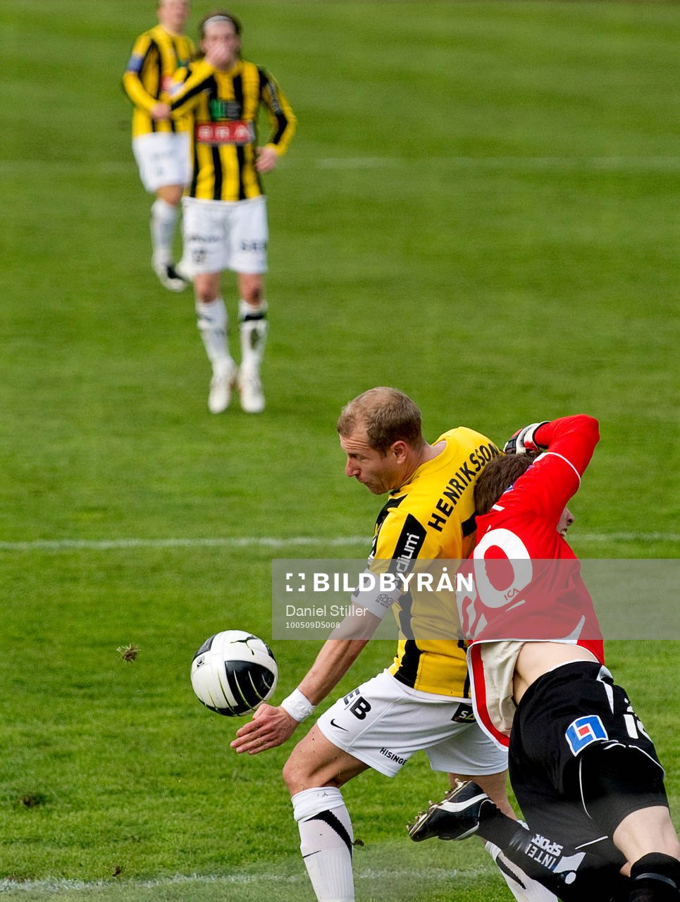 Jonas Henriksson, Häcken. Robin Malmkvist, målvakt