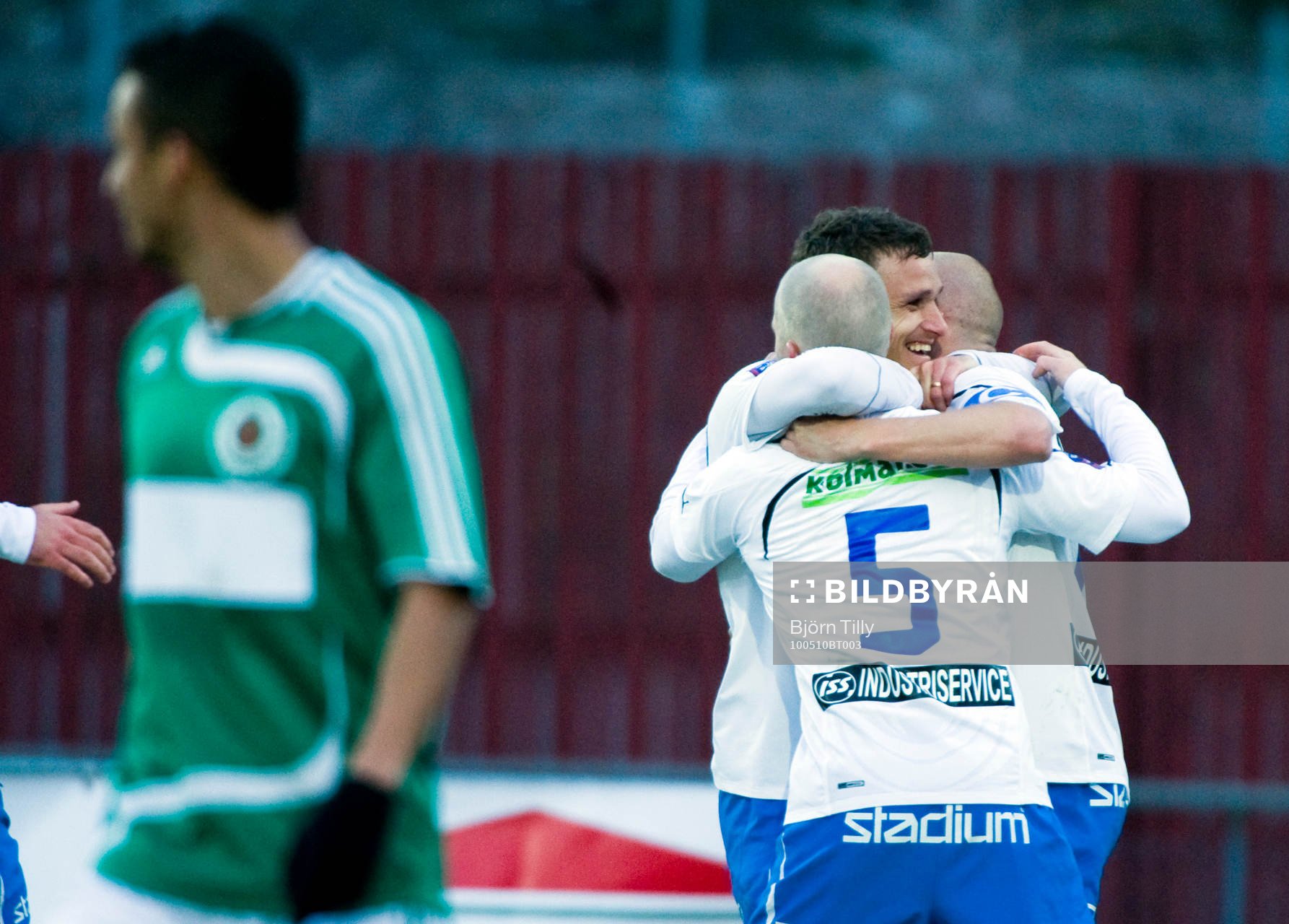  Sphetim Hasani,  Norrköping efter 0-2 och hans andra mål.