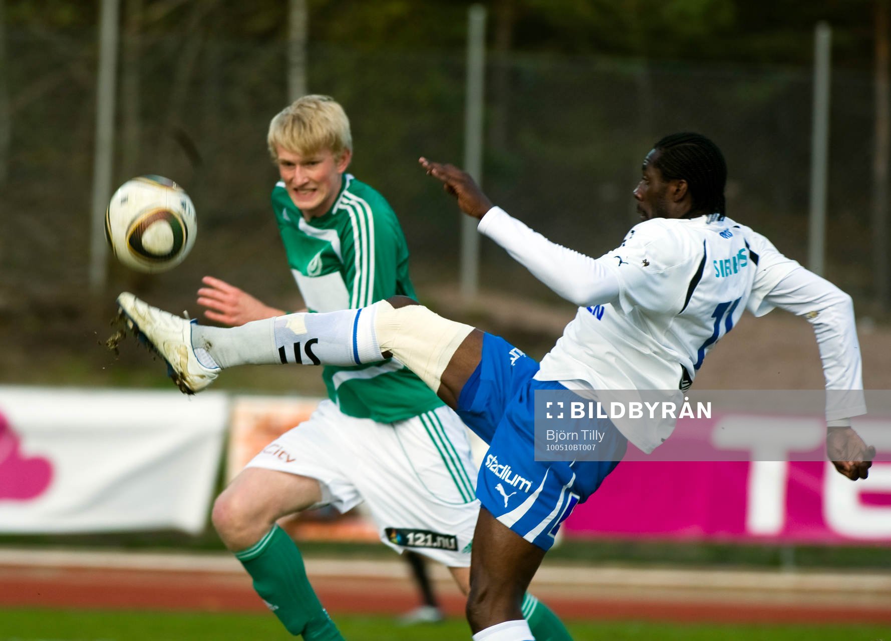 Carl Nyström, Väsby och Russell Mwafulirwa, Norrköping