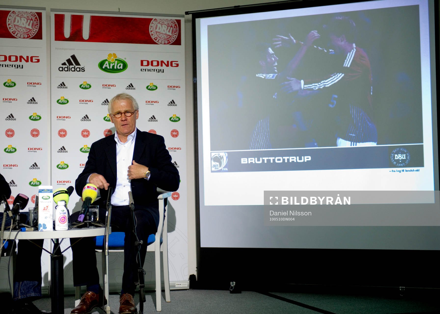 Morten Olsen, förbundskapten Danmark tar ut