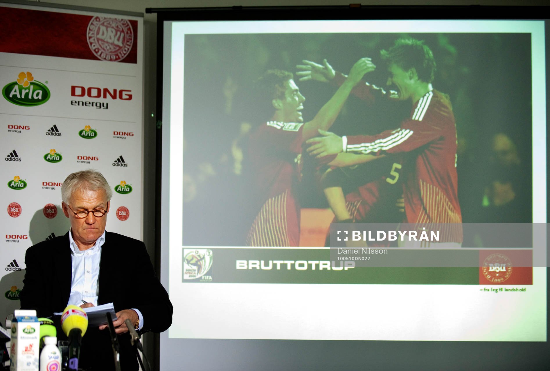 Morten Olsen, förbundskapten Danmark tar ut