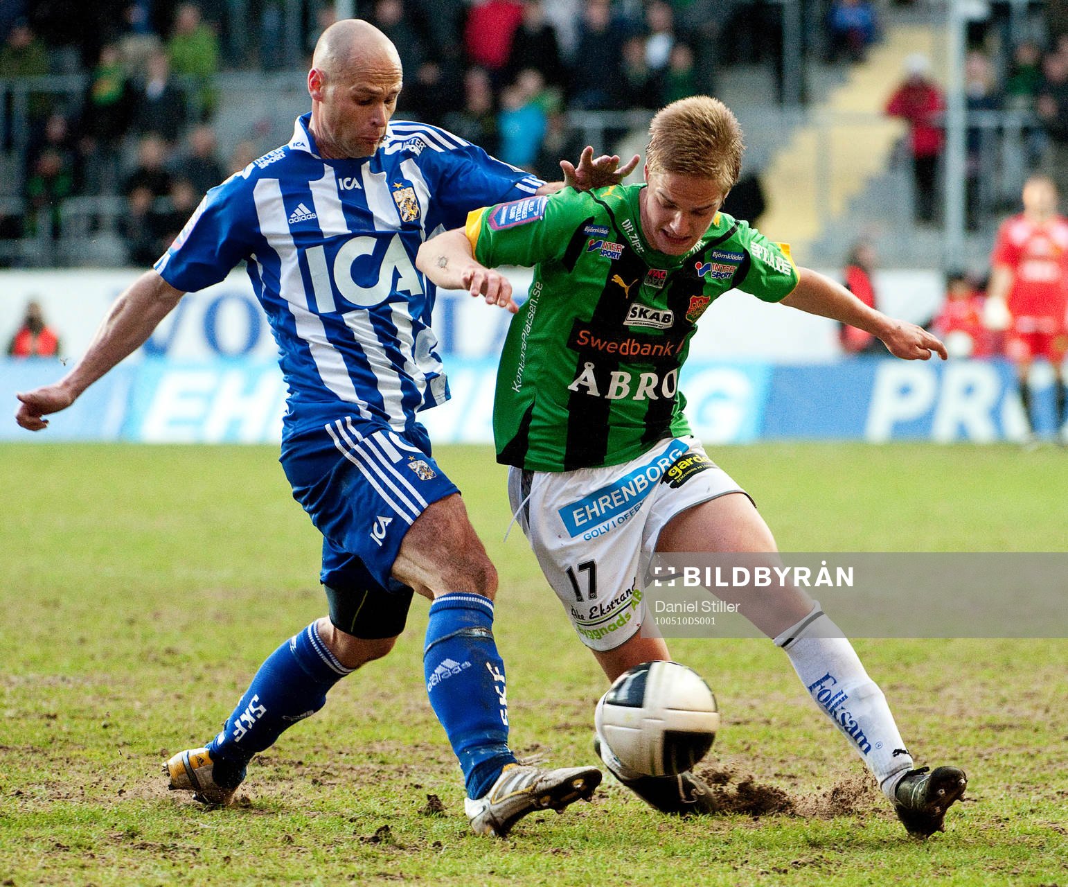 Johan Mårtensson, GAIS. Thomas Olsson, IFK Göteborg