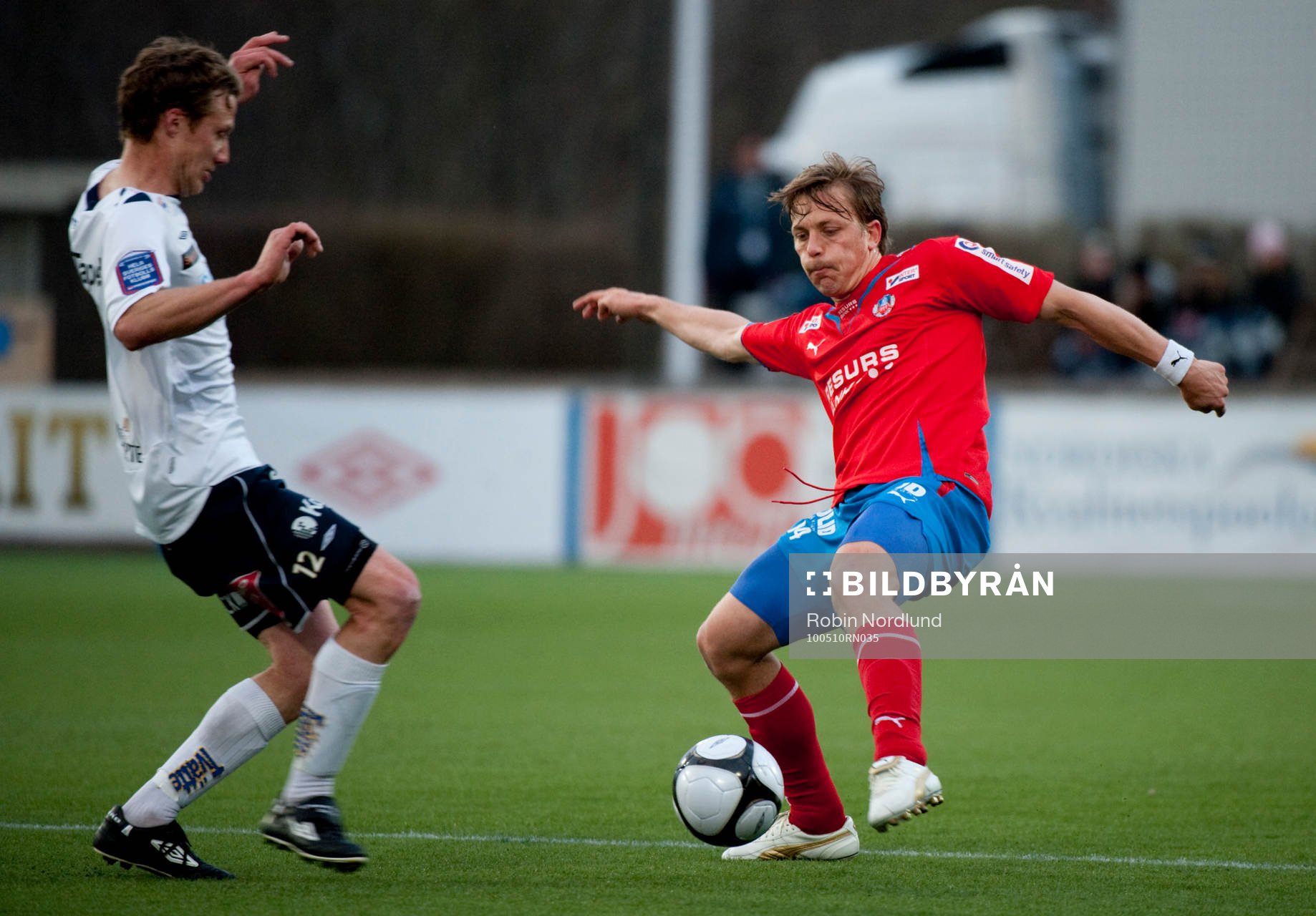 Erik Edman, Helsingborg och Daniel Bernhardsson, Gefle