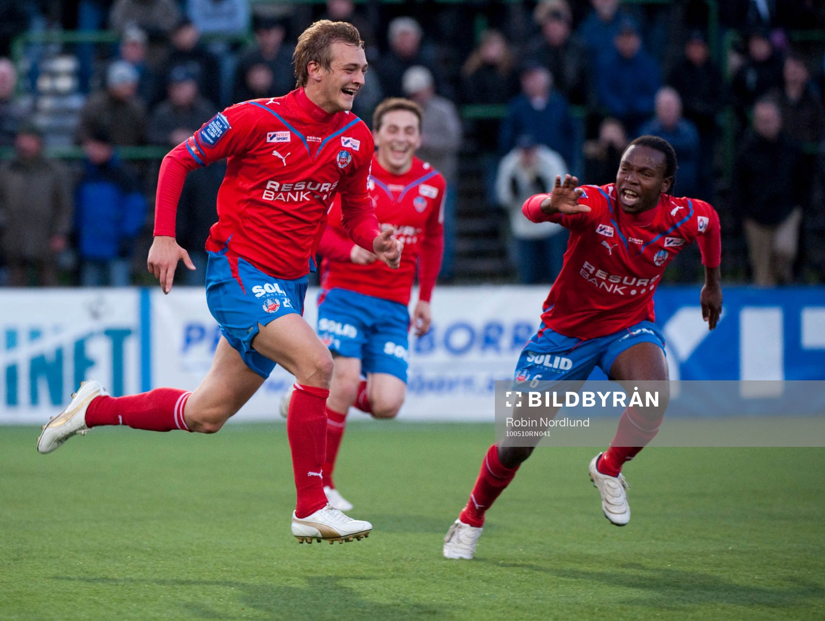  Joel Ekstrand, Helsingborg jubel efter 1-2