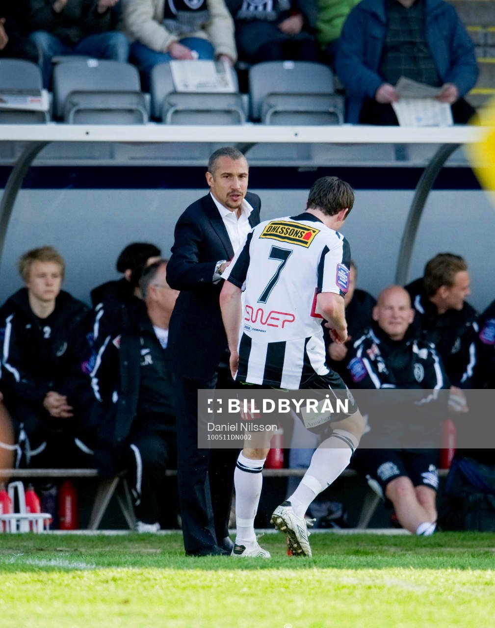 Fotboll, Superettan, Henrik Larsson, tränare Landskrona,