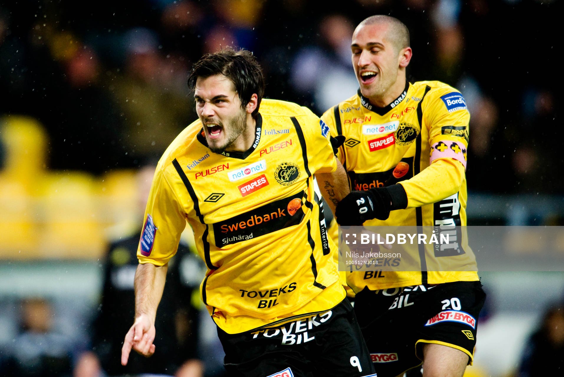 Denni Avdic, Emir Bajrami, Elfsborg jubel