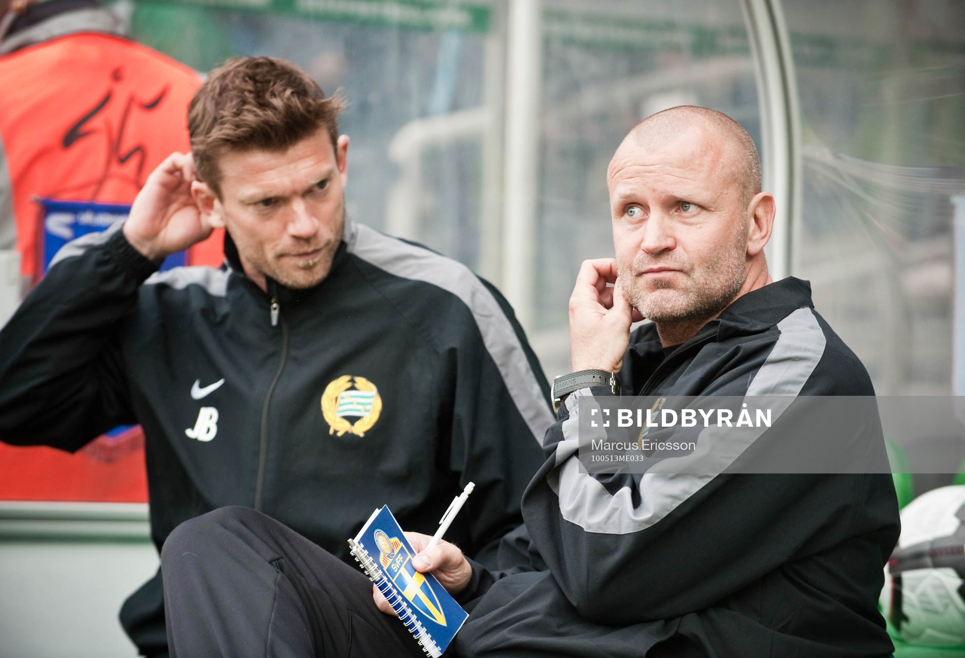 Jesper Blomqvist och Michel Borgqvist, tränare