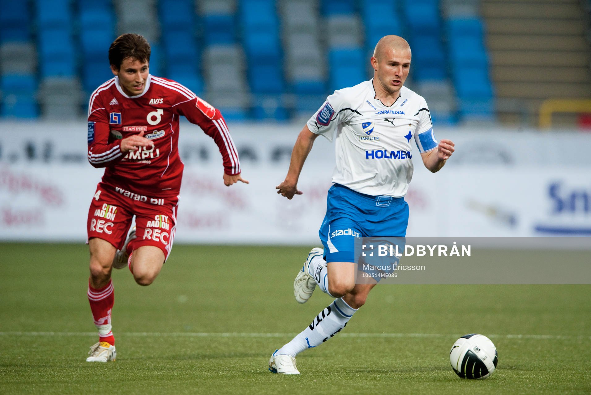 Marcus de Bruin, Degerfors jagar Daniel Bamberg, Norrköping
