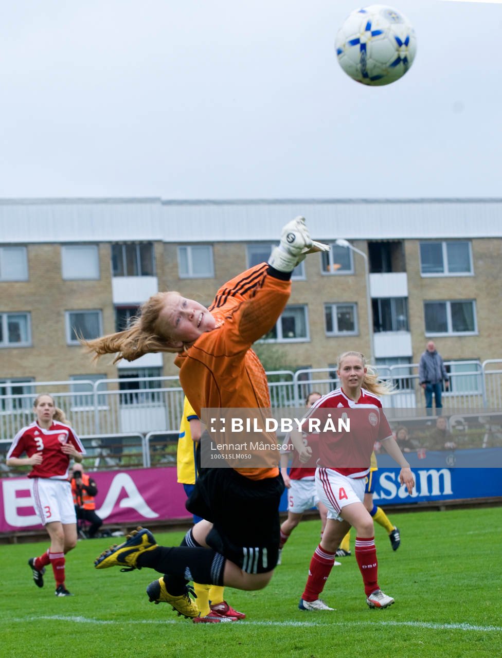 Räddning, Maria Christensen, målvakt, Danmark
