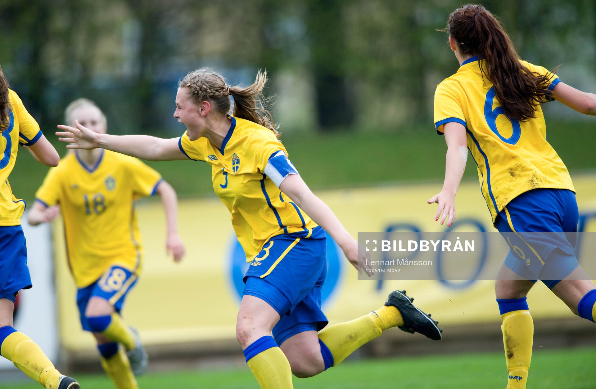 1-0, Sverige, jubel
