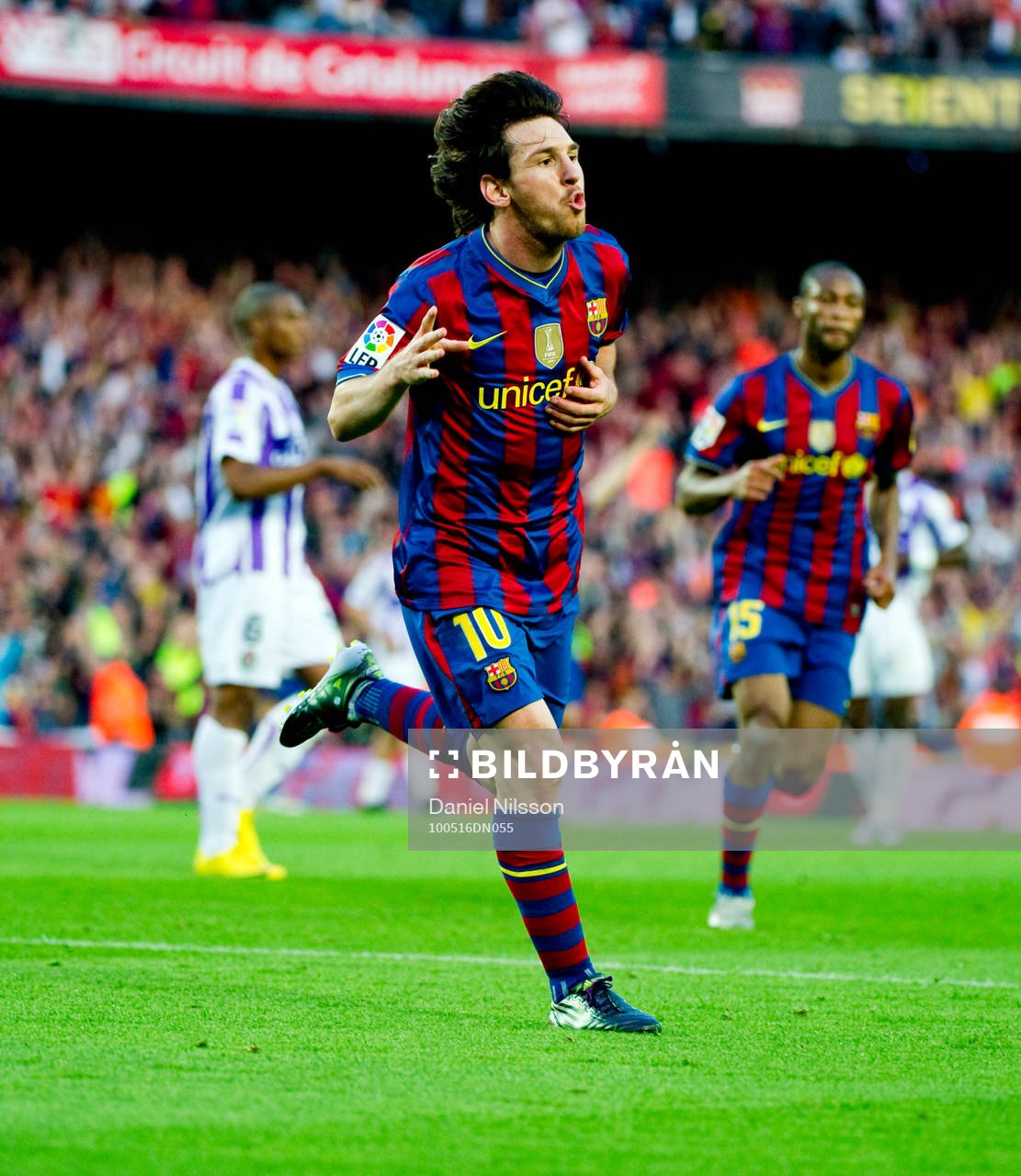Lionel Messi, Barcelona, jubel
