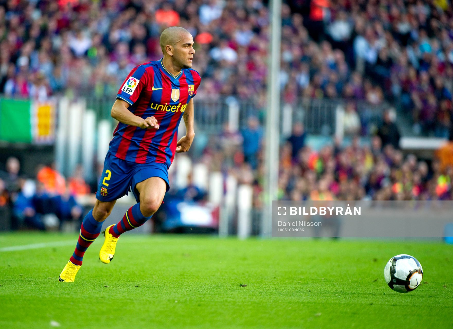 Fotboll, Spansk Liga, La Liga, Dani Alves, Barcelona
